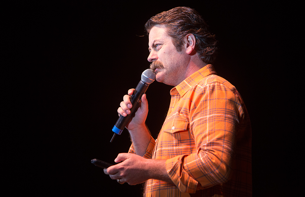 Nick Offerman Performs at the Events Center