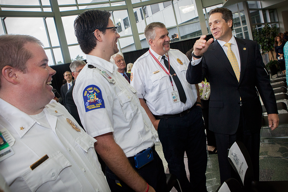 Governor Cuomo Thanks First Responders