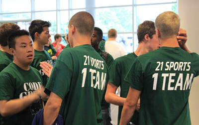 Student-athletes return to campus, begin competition