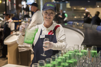MarketPlace opening with green smoothies