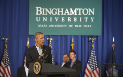President Barack Obama’s visit to campus