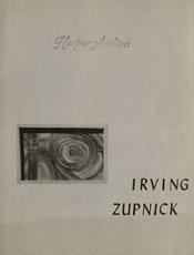 Dr. Irving Zupnick Exhibition Catalog cover