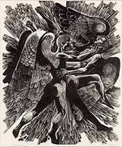 Making wood engravings with Lynd Ward