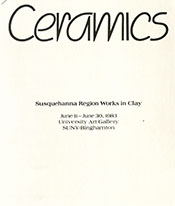 Susquehanna Region Works in Clay