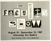 The Faculty Show 1987