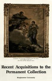 Recent Acquisitions to the Permanent Collection