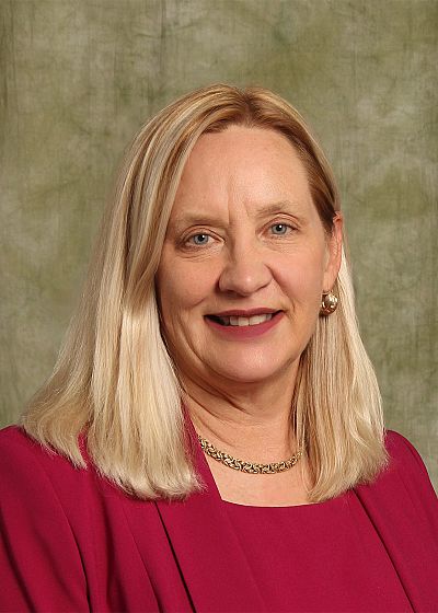 headshot of Sarah Spinler, PharmD, FAHA, FCCP, FSHP, AACC