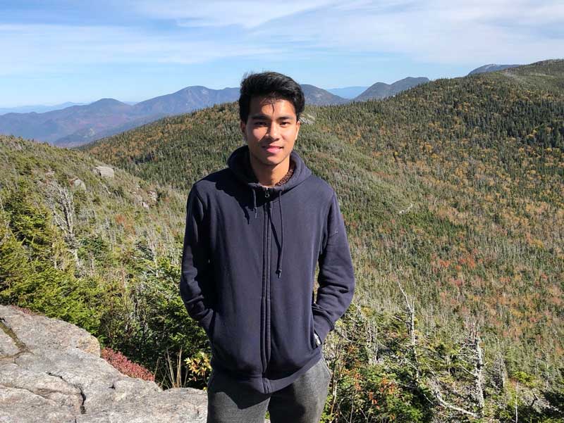 Eric Fung has spent his time at Binghamton taking classes about ecosystems and working with various organizations fighting the spread of invasive species in upstate New York. photo