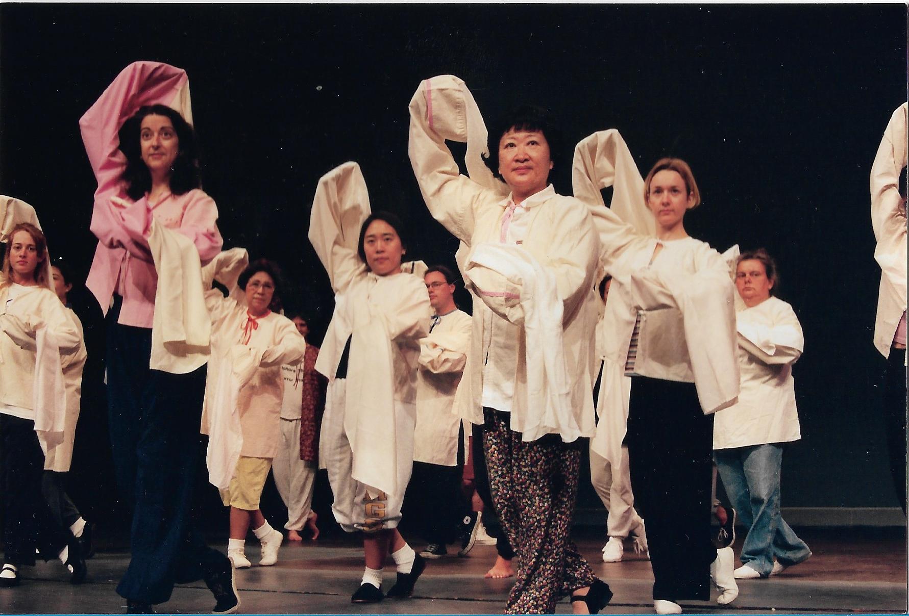 Professor Wichmann-Walczak Practices on Stage (c) Elizabeth Wichmann-Walczak