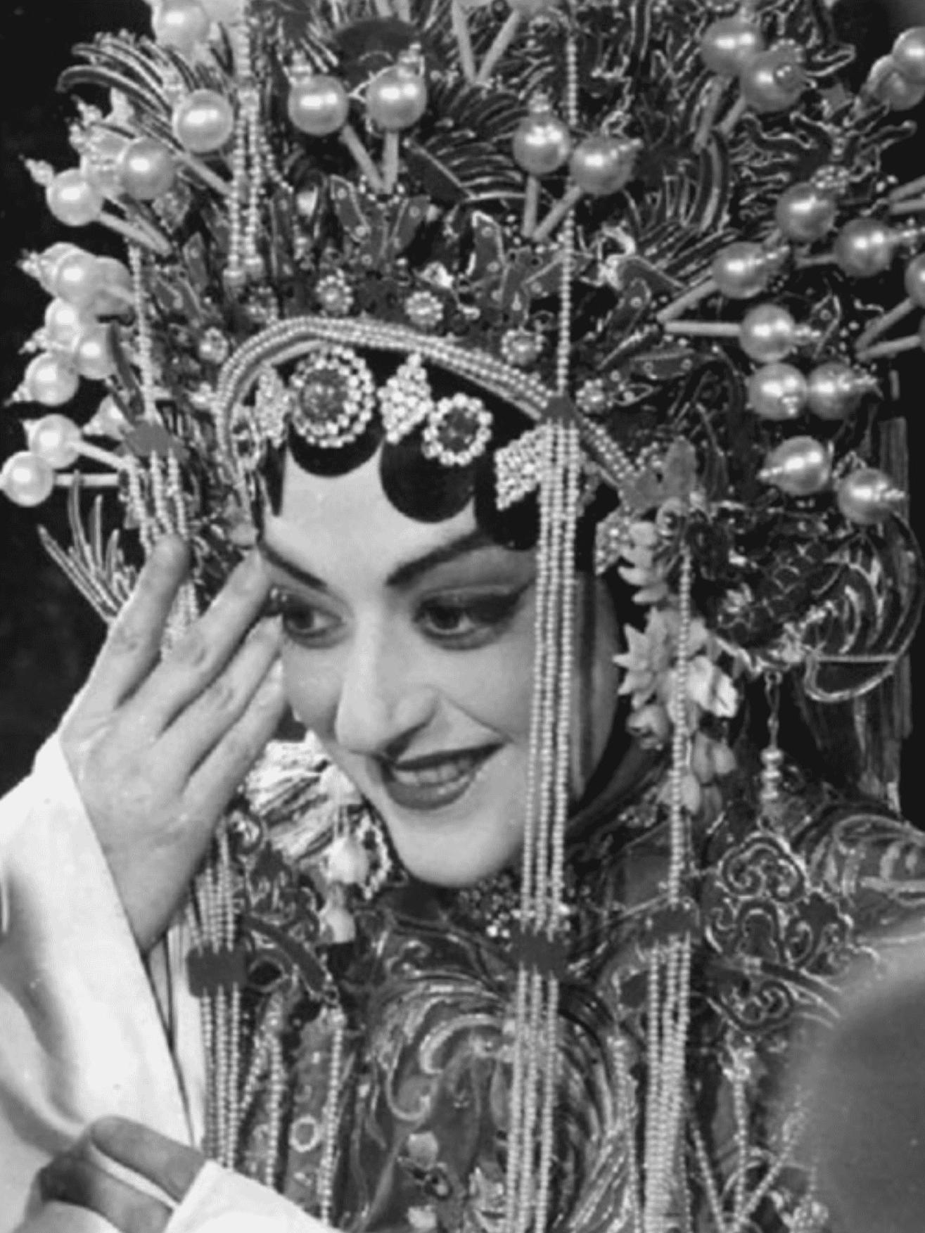 Professor Elizabeth Wichmann-Walczak in Beijing Opera Costume