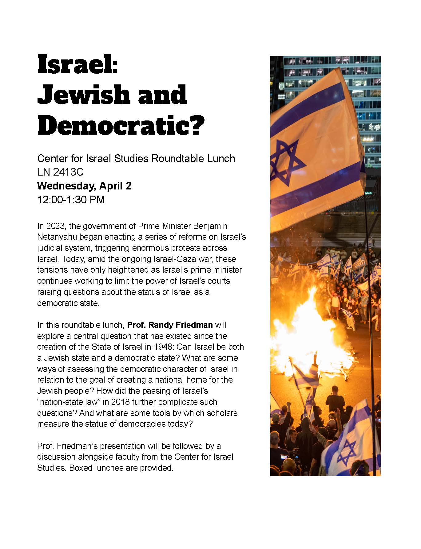 Israel: Jewish and Democratic?