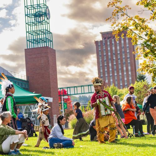 Native American dancer