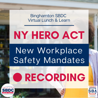 NY HERO ACT: New Workplace Safety Mandates - Recording
