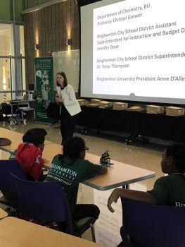 Junior Scientists being celebrated for their incredible work