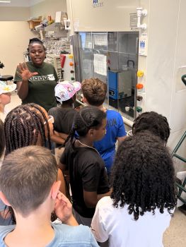 4th through 6th graders explored real research labs