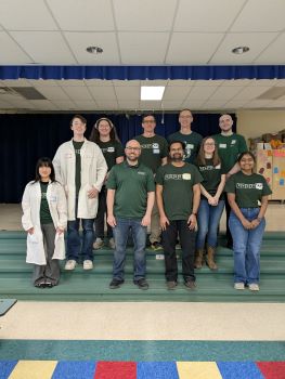 Group photo of ChOP at Vestal Elementary Explore Night