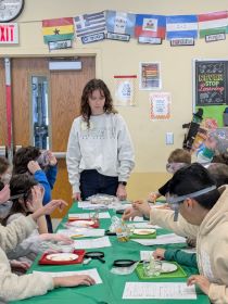 Photo of hands-on activities at Vestal Hills Elementary School