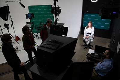 conducting a professional interview