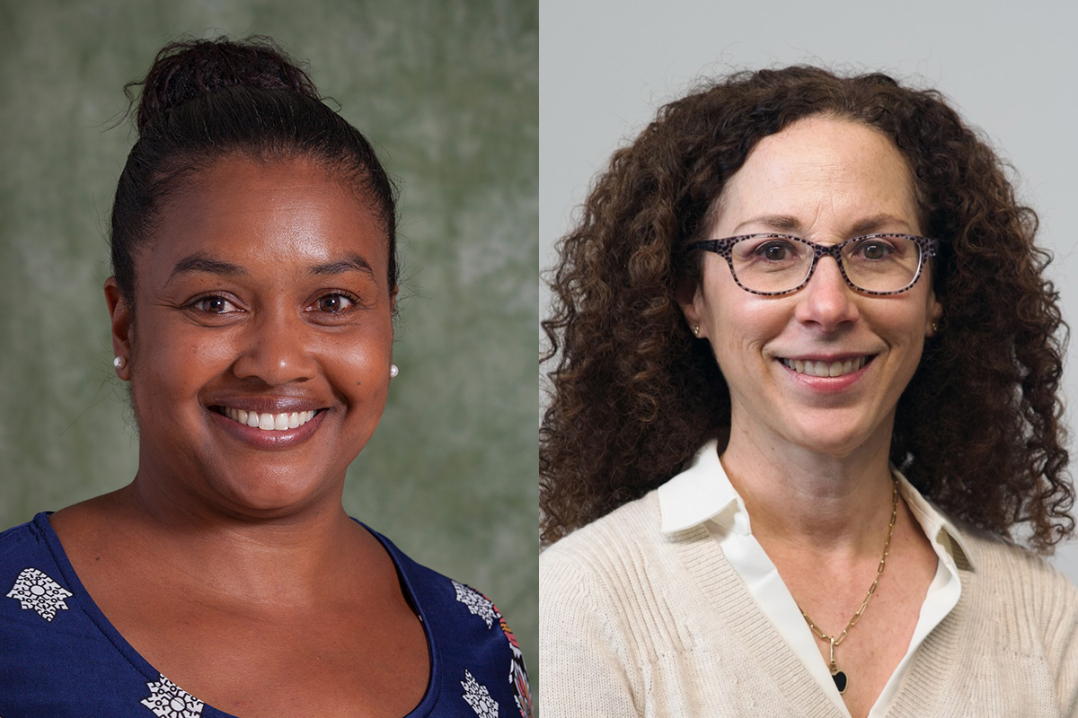 Miesha Marzell and Susan Glodstein