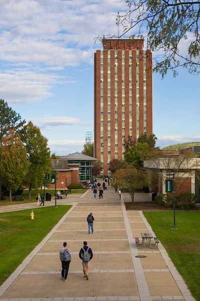 Bartle Library tower.