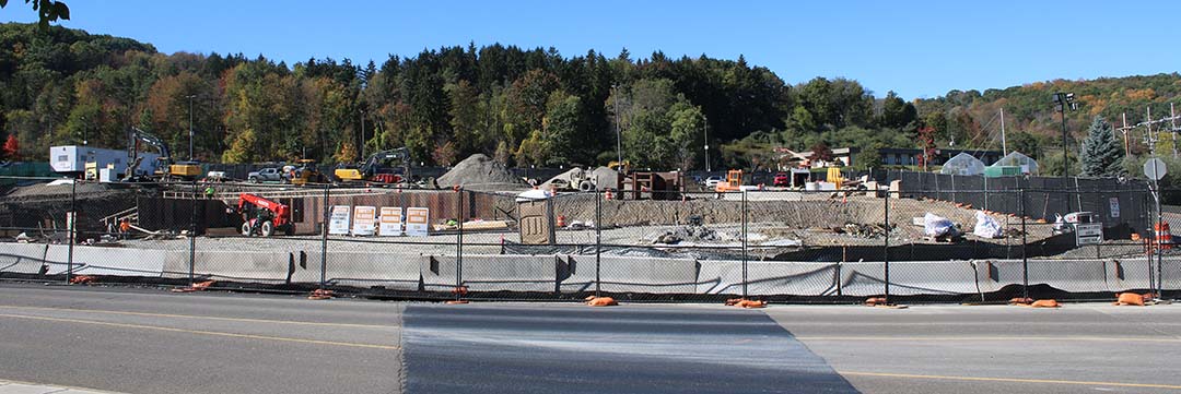 University Hall construction University Hall construction