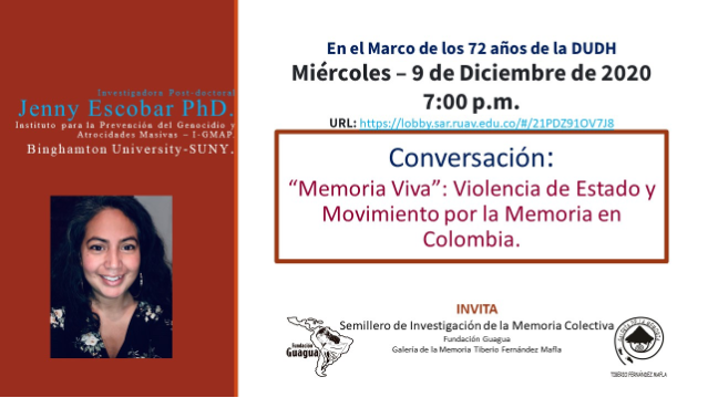 Image: “Memoria Viva”: Violencia de Estado y Movimiento por la Memoria en Colombia