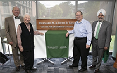 Center for Leadership Studies named in honor of Bernard and Ruth Bass