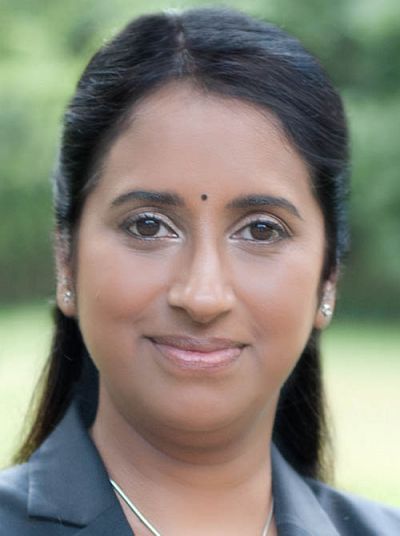 headshot of Meera Sampath