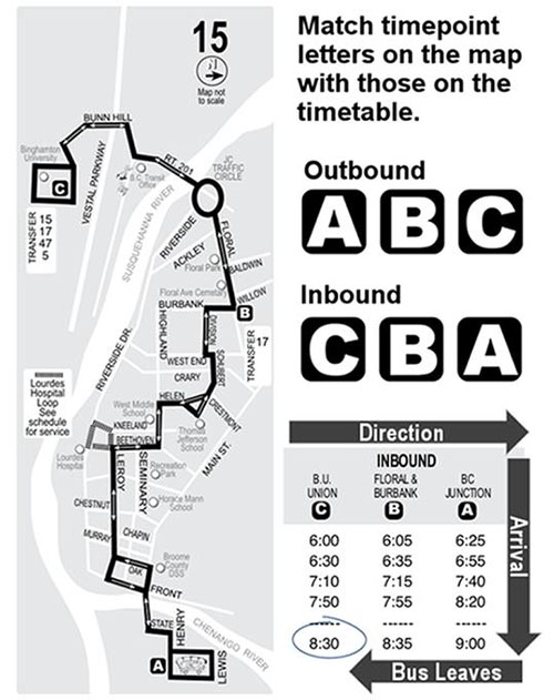 BC Transit bus schedule
