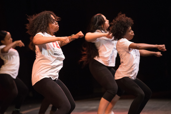 Members of Black Dance Repertoire perform