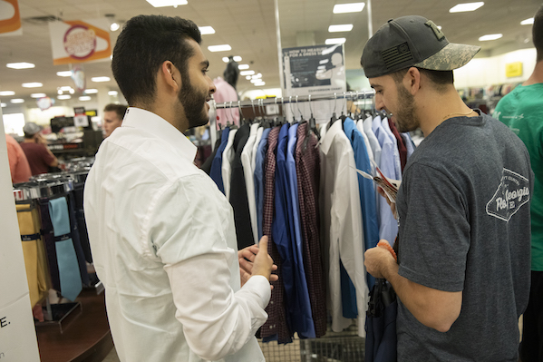 Students at JC Penney