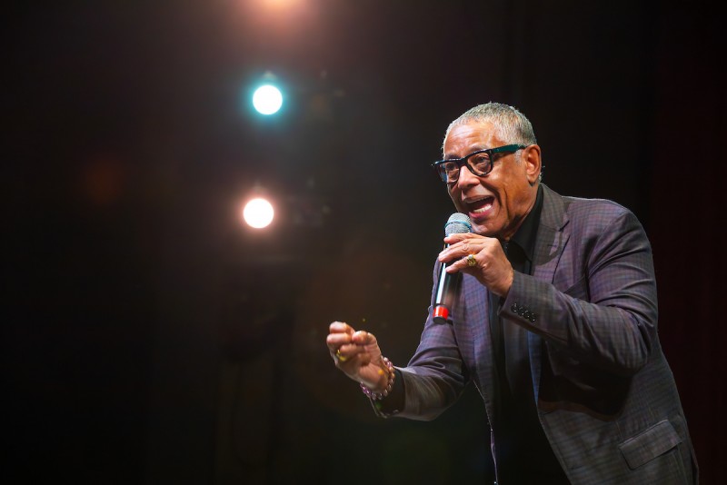 Actor Giancarlo Esposito visits Binghamton