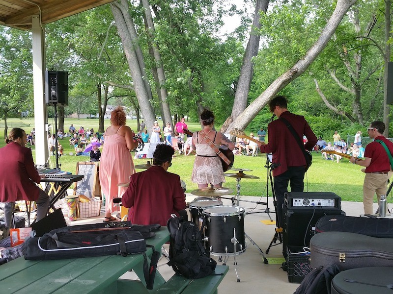 Band Performing in the park