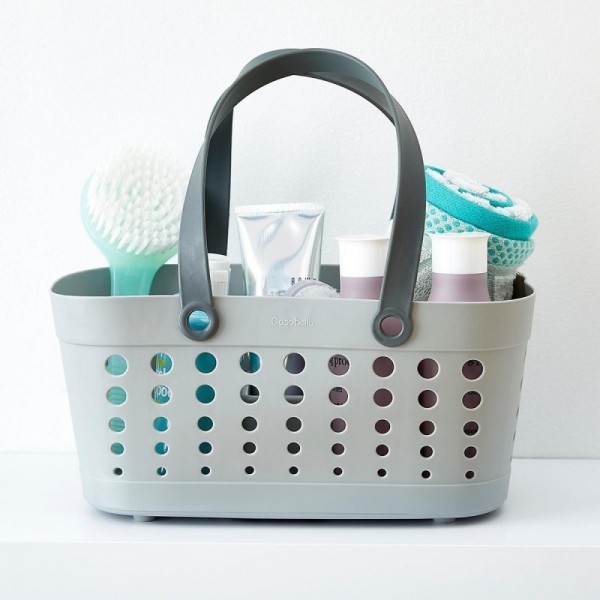 Portable Shower Caddy Basket Plastic Storage Basket With - Temu