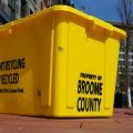 Broome County recycling bins