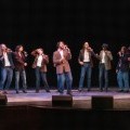 The Binghamton Crosbys sing in unison