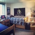 Dorm room on campus