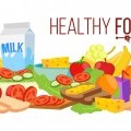 healthy food cartoon