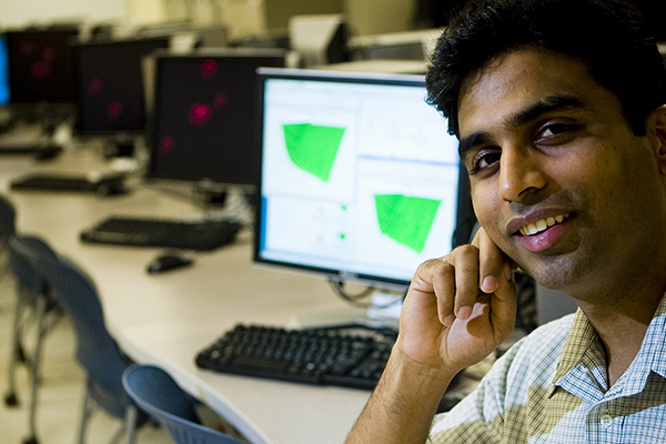 Madhusudhan Govindaraju, seen here in the classroom a few years ago, has been appointed vice provost for international education and global affairs at Binghamton University, effective June 1, 2020.