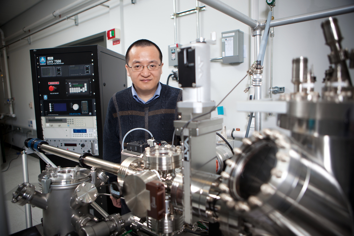 Guangwen Zhou, a SUNY distinguished professor at the Thomas J. Watson College of Engineering and Applied Science and deputy director of Binghamton University’s Materials Science and Engineering program, is co-author on a new study in Nature that could lead to greener and faster metal production.
