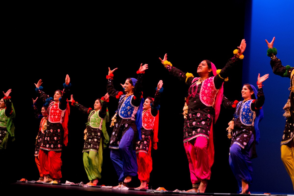 Dance teams from across the United States, and even one from Singapore, compete in Bhangra Fever 8, at the Osterhout Concert Theater on Feb. 10, 2018.