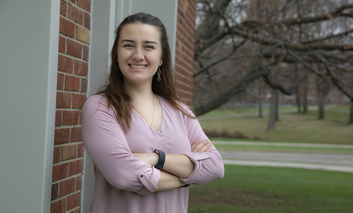 Lauren Kelemen will receive her bachelor's degree in industrial and systems engineering on Saturday, May 19, 2018.