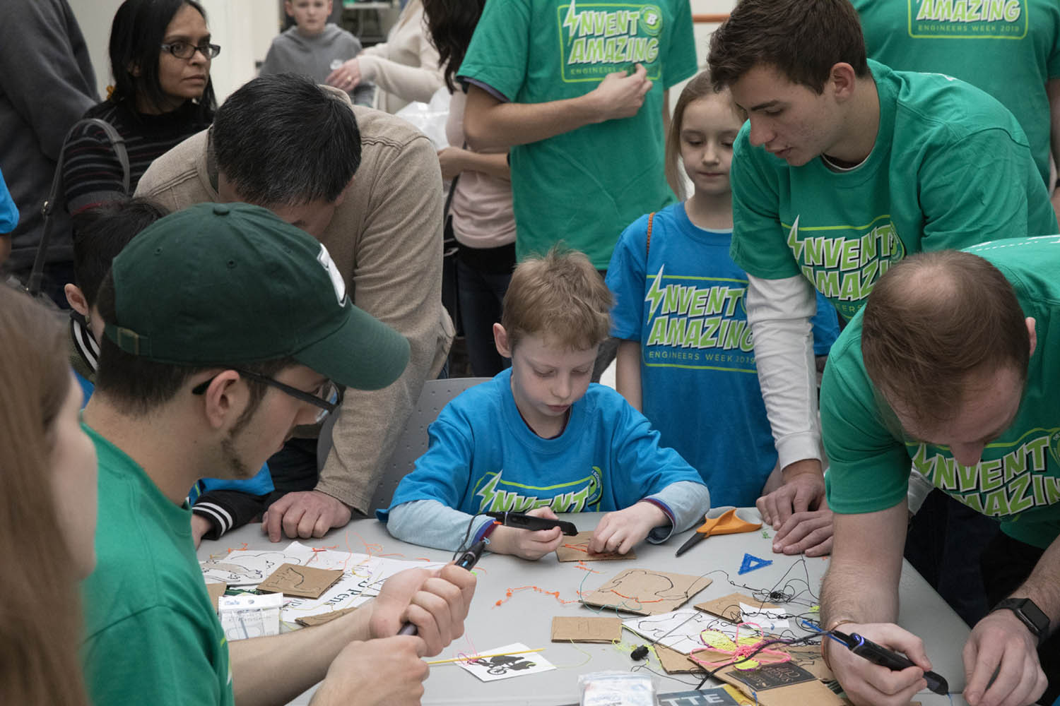 Community Day, part of the Watson School's celebration of Engineers Week, is the chance to let youths learn through STEM activities.