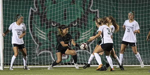 Binghamton University women’s soccer defeats Wagner University 1-0, Sept. 12, 2019, at the Bearcats Sports Complex. The team was undefeated in five home games and 3-2-1 in away games at the time of this report.