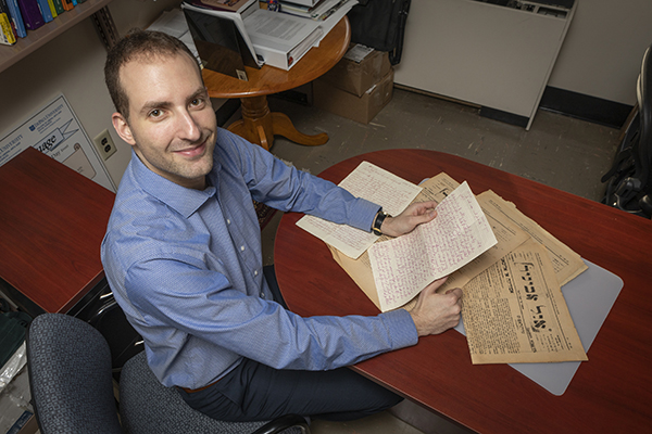 Assistant Professor of Spanish and Linguistics Bryan Kirschen is working to preserve the Ladino language, which can be traced back to the 15th century.
