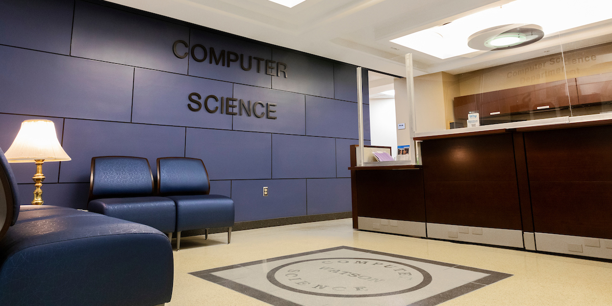 The recent renovations at the Engineering Building included a new look for the Computer Science Department offices.
