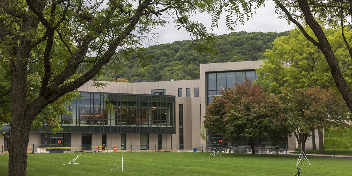 The transformed Hinman Dining Center will open Tuesday, Aug. 24, the first day of classes.