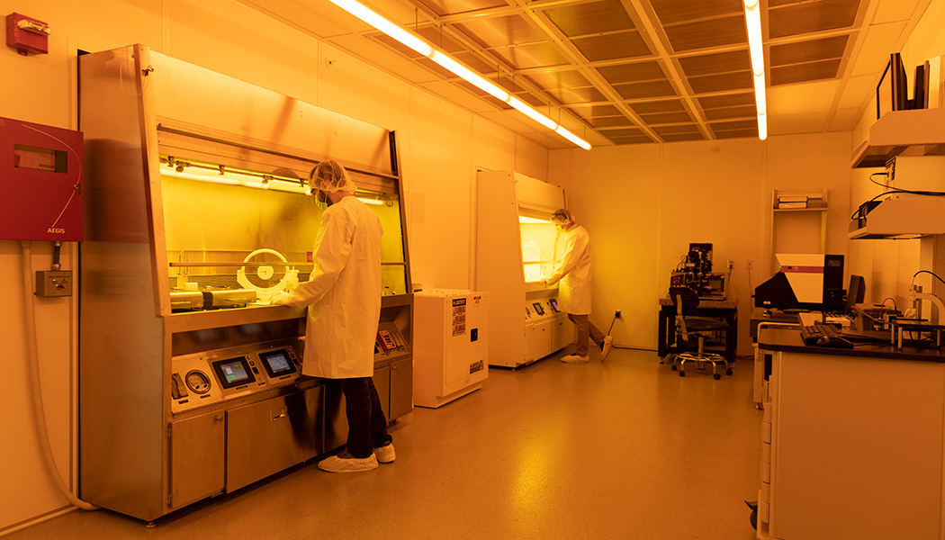 The $1 million in federal funding secured by U.S. Sen. Chuck Schumer helped provide necessary equipment for the Nanofabrication Lab at Binghamton University, pictured here.