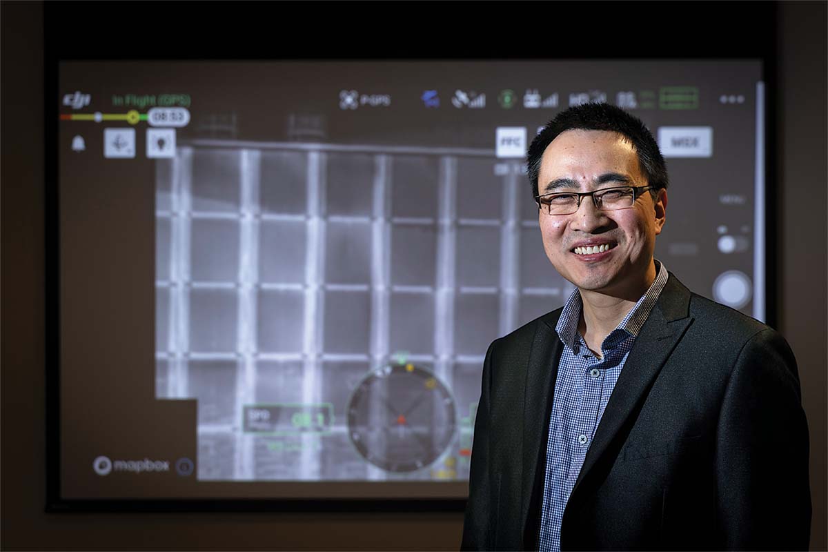 Assistant Professor Yong Wang is working on making driving safer in India.