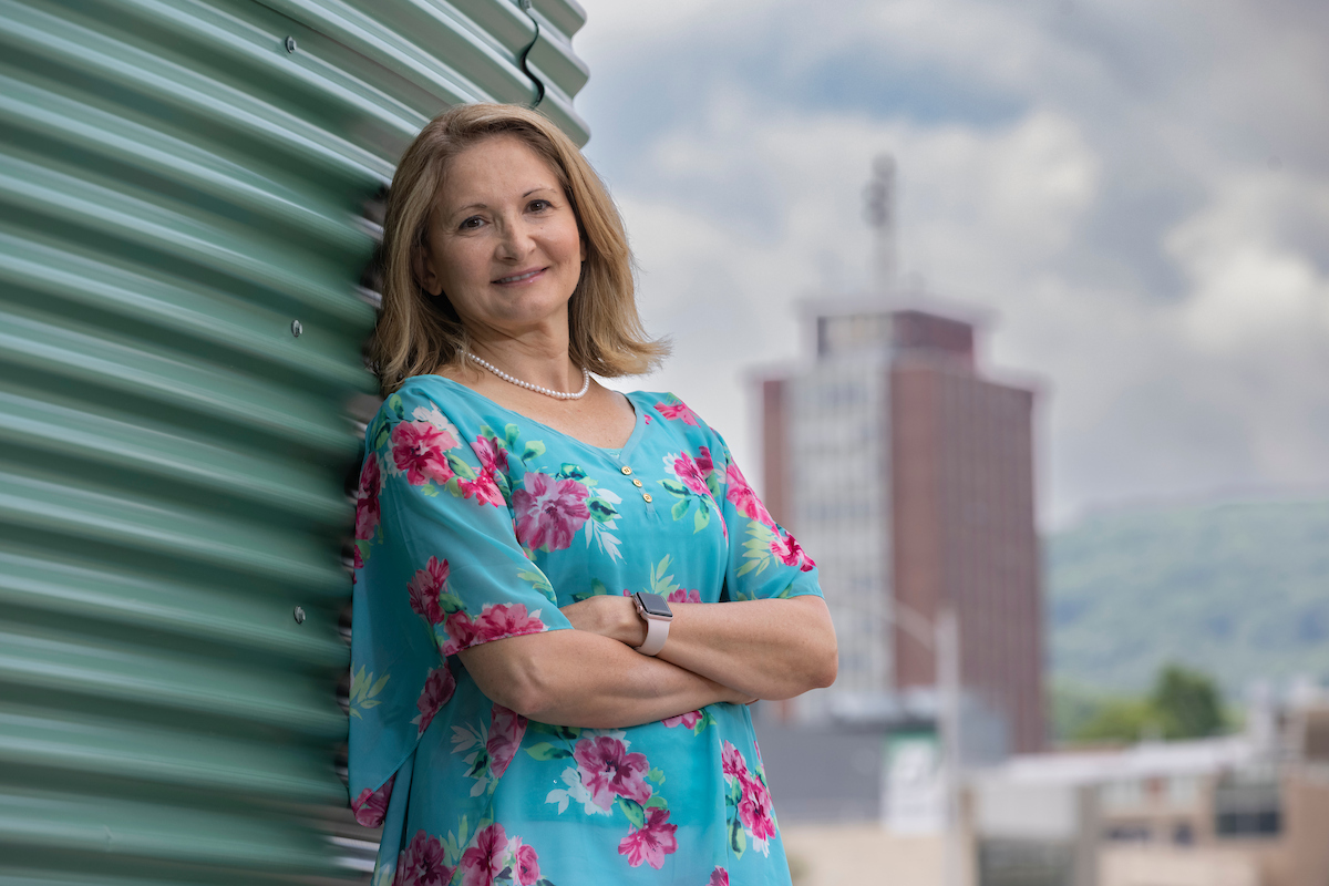 Lina Begdache, associate professor of health and wellness studies at Decker College of Nursing and Health Sciences, studies the interaction between food and mood.